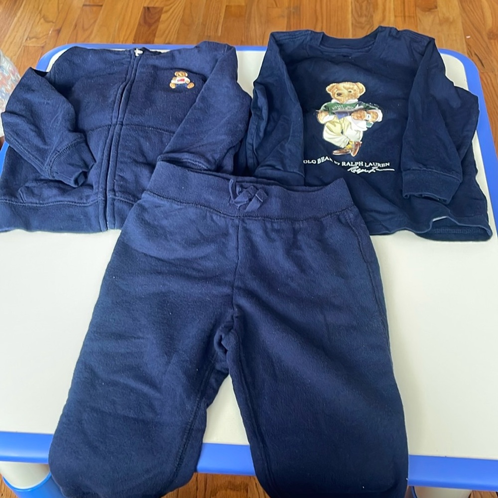 Ralph Lauren Matching Navy Blue Set.